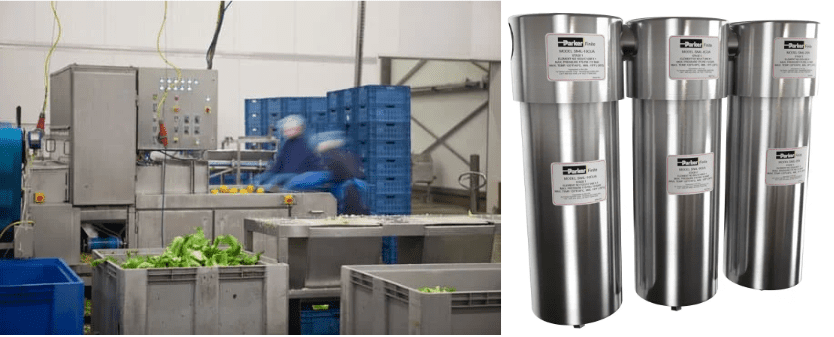 Parker 3-Stage Stainless Steel Filters for Food Applications