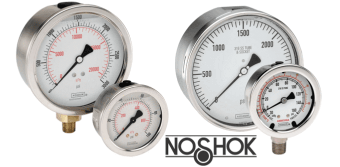 NoShok Pressure Gauges