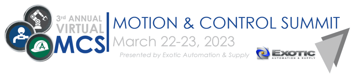 Registration is Now Open for the 2023 Motion & Control Summit