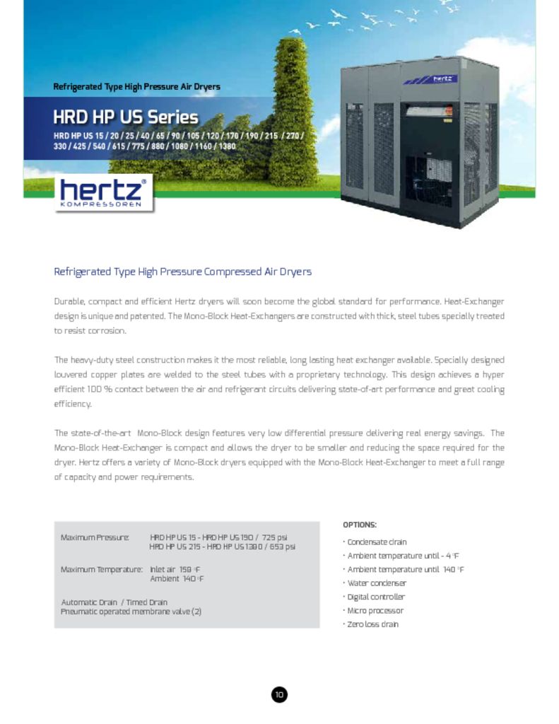 HRD HP Dryer