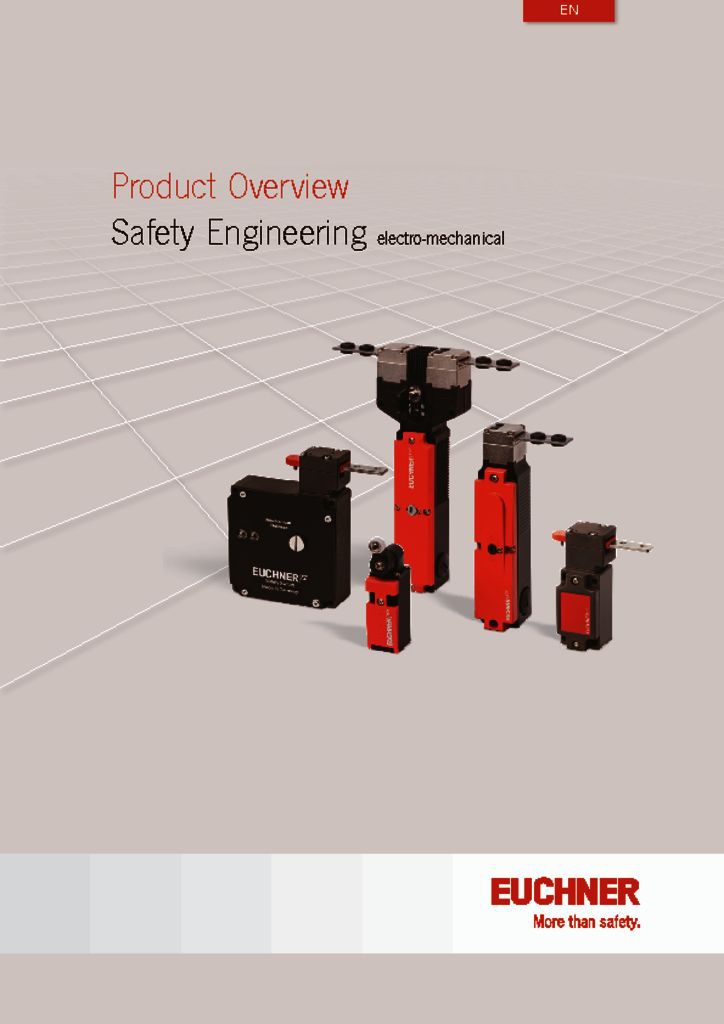 Euchner Product Overview Electromechanical