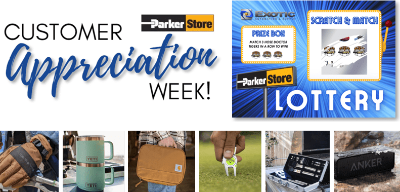 Customer Appreciation Week is April 29th – May 3rd